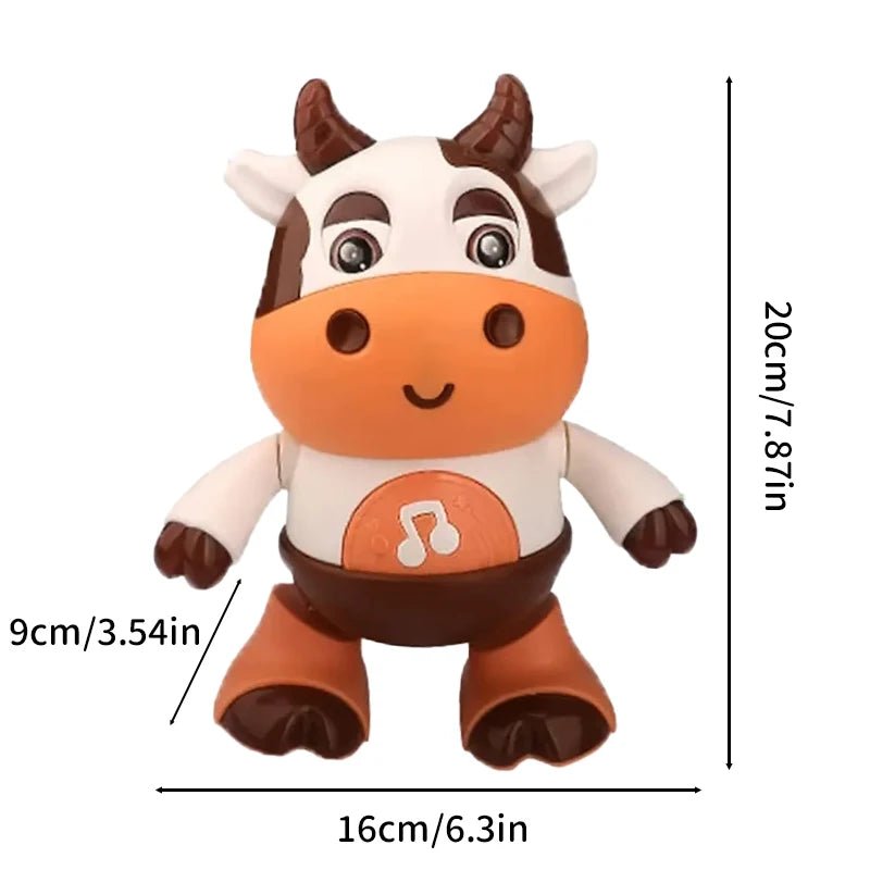 Dancing Cow - Musical Toys - Movable Baby Cow - Music and LED Lights - Baby Toys 6 to 12 Months - Children Educational Toys - I Love 💕