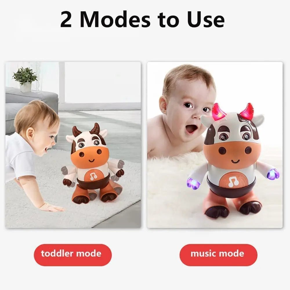 Dancing Cow - Musical Toys - Movable Baby Cow - Music and LED Lights - Baby Toys 6 to 12 Months - Children Educational Toys - I Love 💕