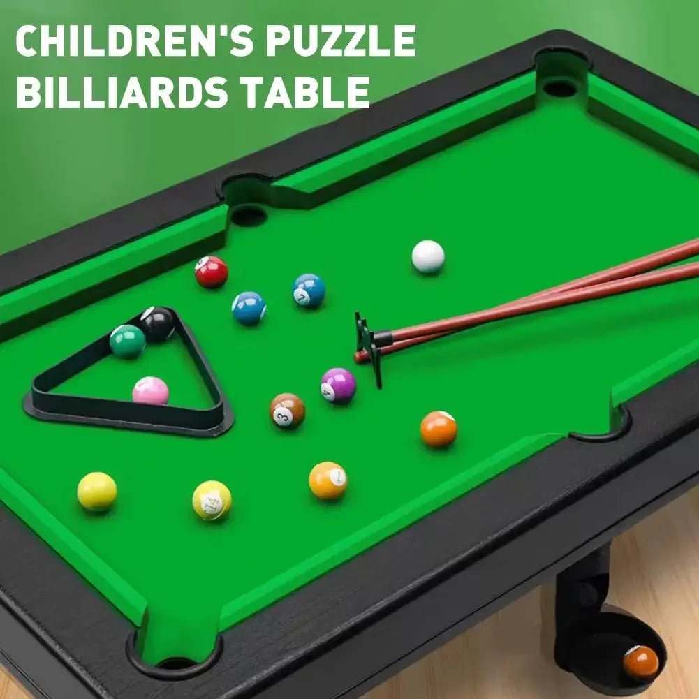 Desktop Pool Table Interactive Simulation Miniature Pool Game Children'S Pool Table Home Mini Snooker Billiards Game Sets - I Love 💕