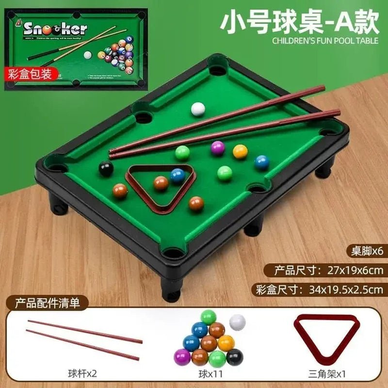 Desktop Pool Table Interactive Simulation Miniature Pool Game Children'S Pool Table Home Mini Snooker Billiards Game Sets - I Love 💕