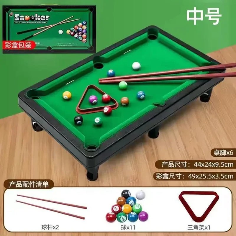 Desktop Pool Table Interactive Simulation Miniature Pool Game Children'S Pool Table Home Mini Snooker Billiards Game Sets - I Love 💕