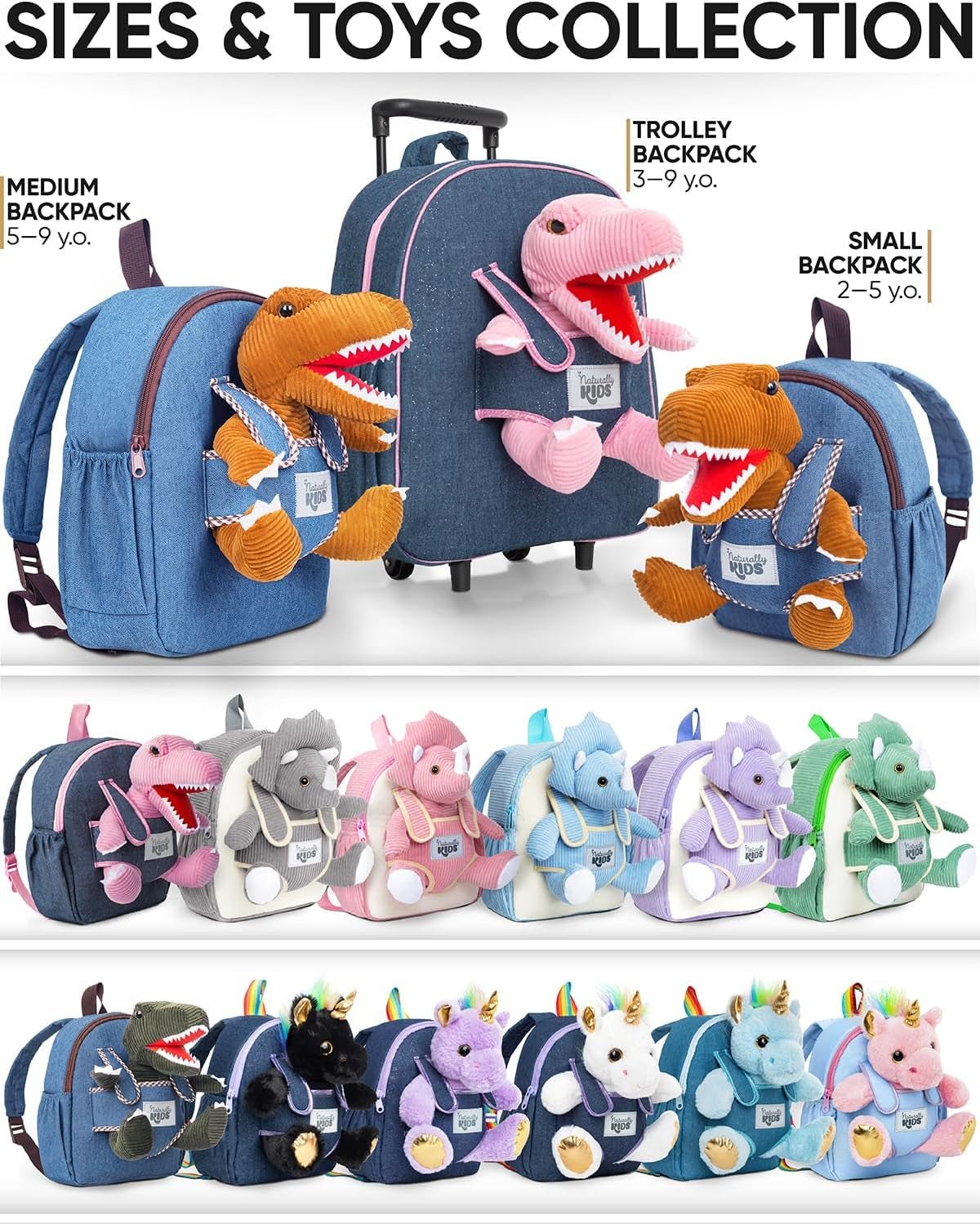 Dinosaur Backpack, for Toddlers 1-3 - The Toy Base