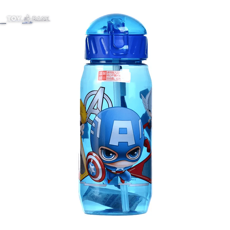 Disney Water Bottles with Straw – 450ML - Mickey Minnie Mouse Water Cups - I Love 💕