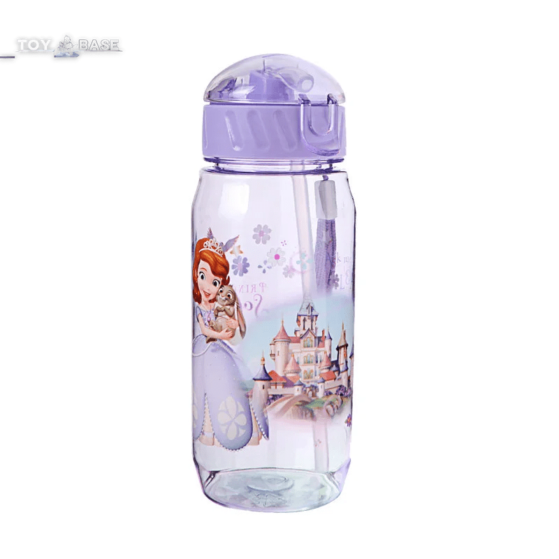 Disney Water Bottles with Straw – 450ML - Mickey Minnie Mouse Water Cups - I Love 💕