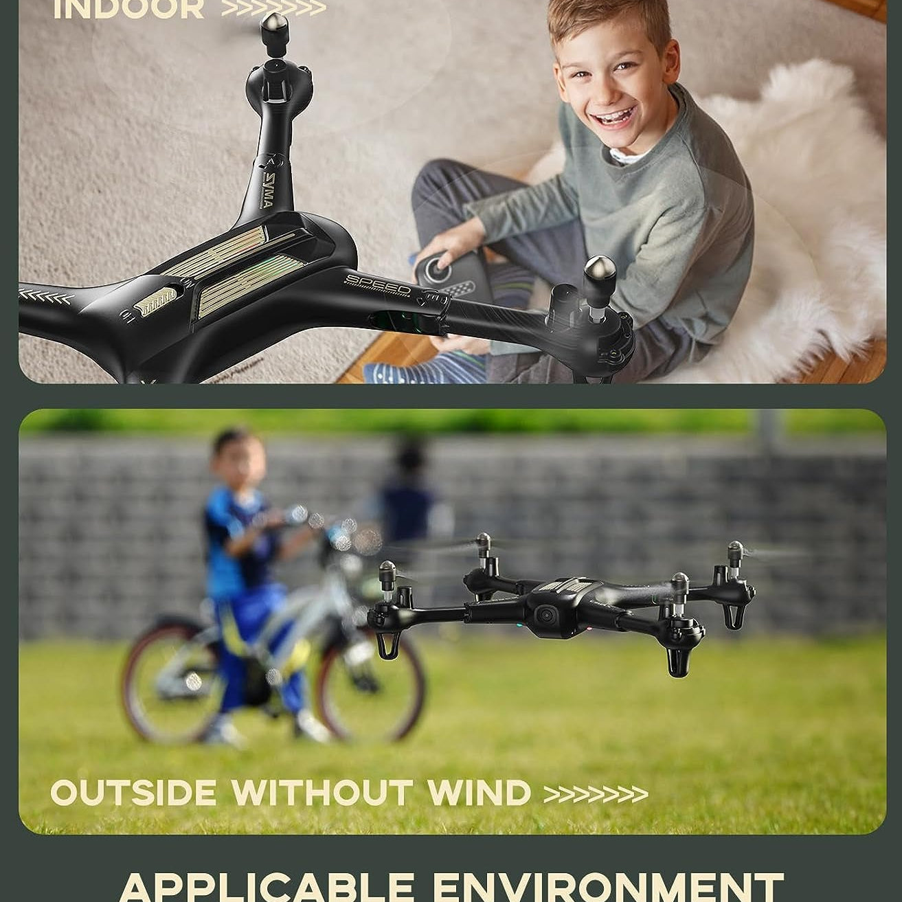 Drone with Camera, X600W Foldable 1080P FPV Camera Drones for Adults Kids Remote Control Quadcopter Gift Toys for Boys Girls with Altitude Hold, Headless Mode, One Key Start, 3D Flips 2 Batteries - The Toy Base