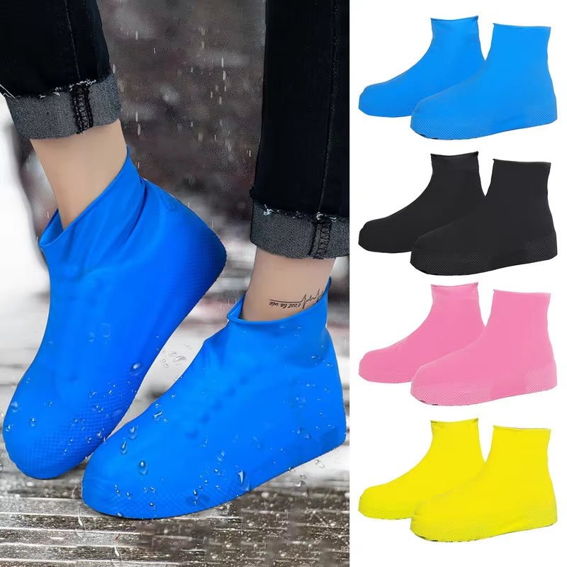 Elastic Waterproof Non - Slip Shoe Cover – Durable Rain Boots for Outdoor Use - Toybase