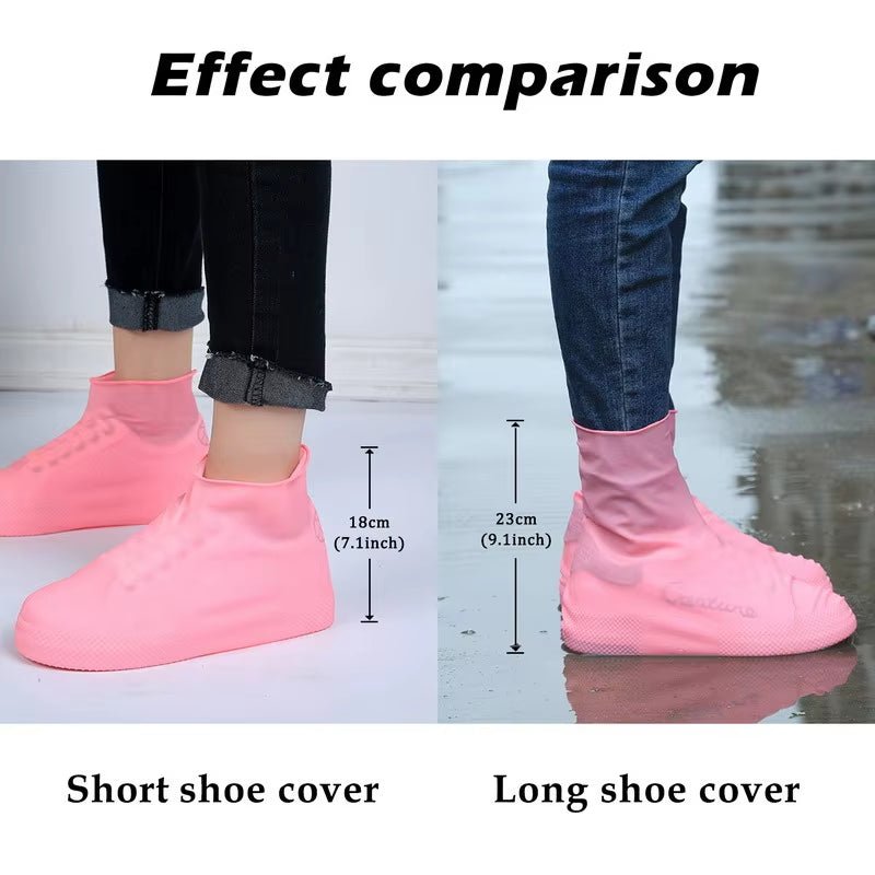 Elastic Waterproof Non - Slip Shoe Cover – Durable Rain Boots for Outdoor Use - Toybase