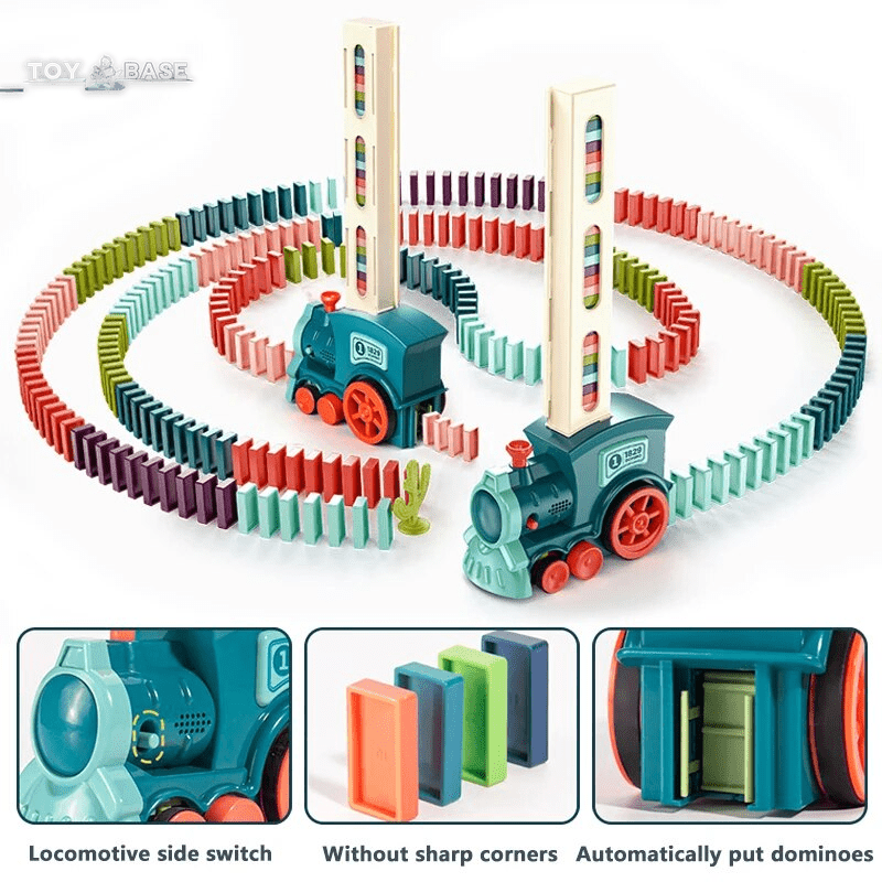 Electric Domino Laying Train - The Toy Base