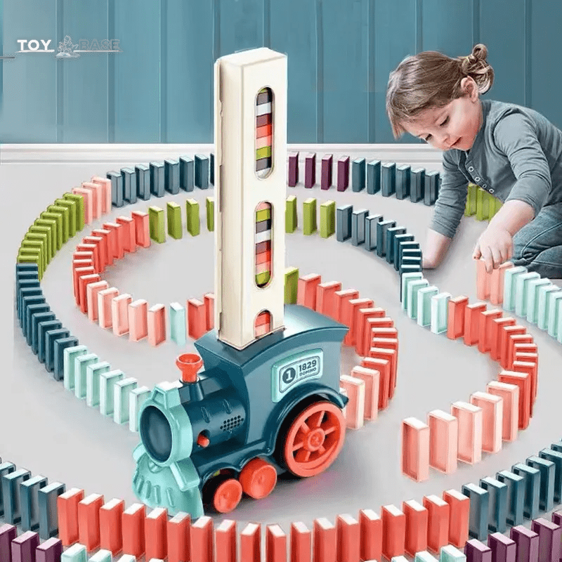 Electric Domino Laying Train - The Toy Base