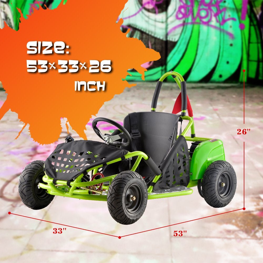 Electric Go Kart for Kids, (1000W-48V, Powered Ride on Toy) - The Toy Base