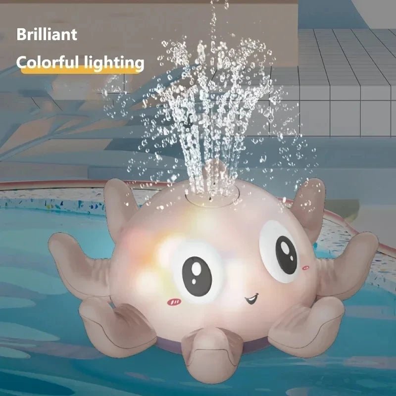 Electric Octopus - Automatic Sprinkler Bathtub - with Music LED Light for Kids Gift - I Love 💕