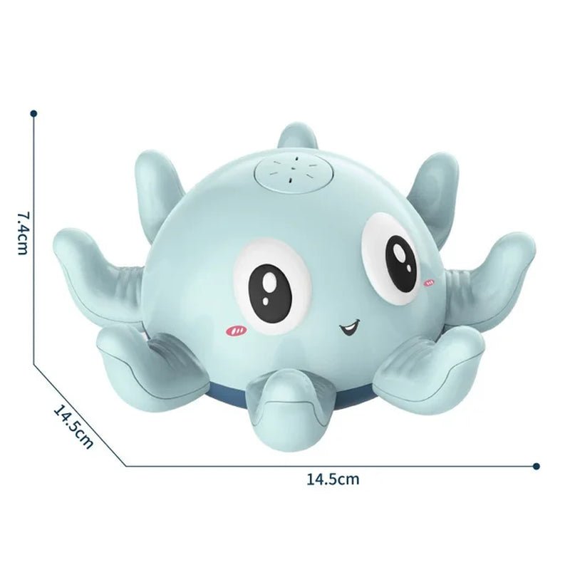 Electric Octopus - Automatic Sprinkler Bathtub - with Music LED Light for Kids Gift - I Love 💕