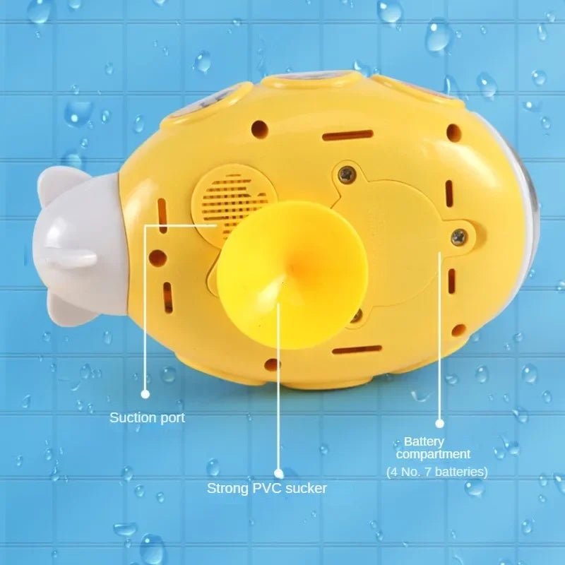 Electric Submarine Shower Sucker - Baby Bath Toys for Kids - Baby Toy Spray - Water Toys - I Love 💕