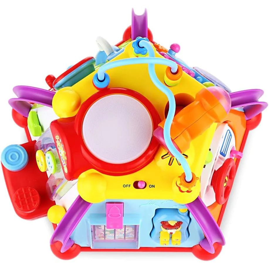 Enhance Early Learning with Our IQ Toys Activity Cube Toy for Babies - Music, Games, and Skill-Building Fun! - The Toy Base