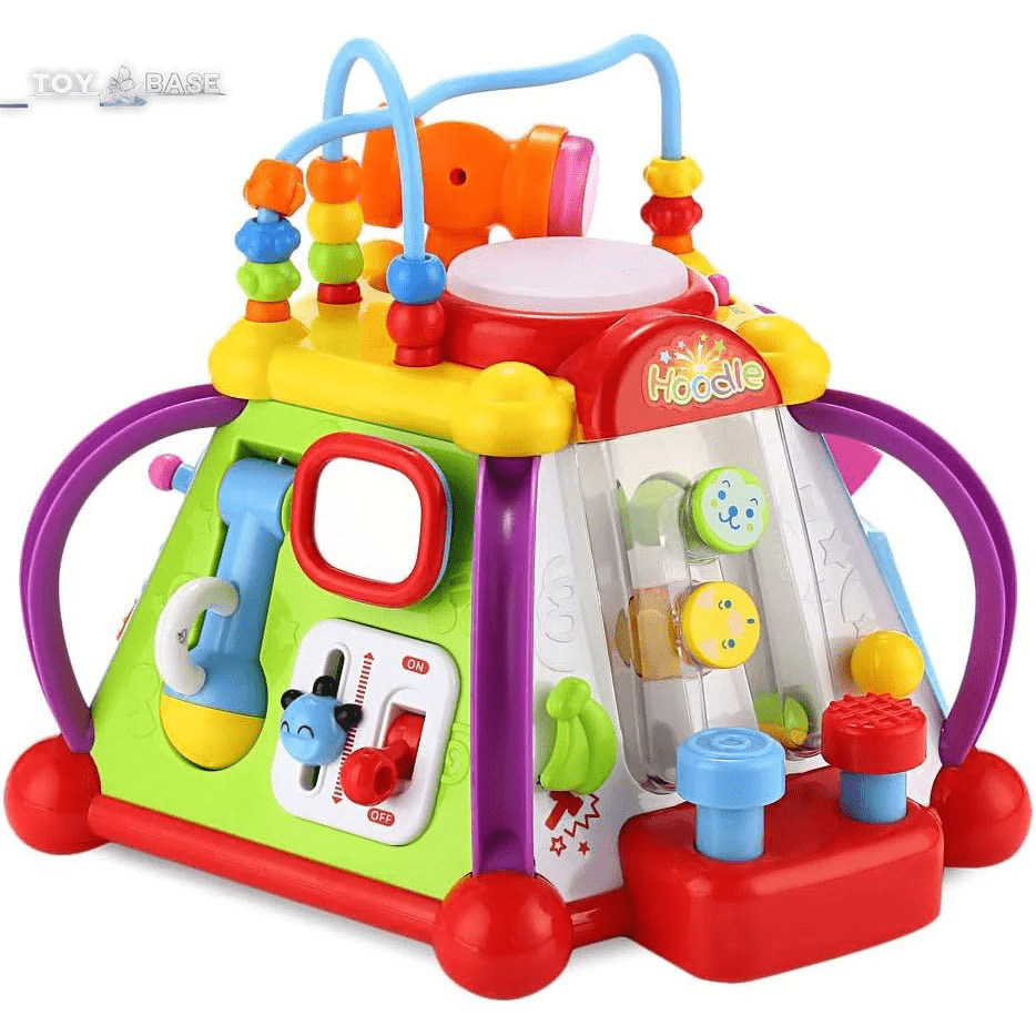 Enhance Early Learning with Our IQ Toys Activity Cube Toy for Babies - Music, Games, and Skill-Building Fun! - The Toy Base