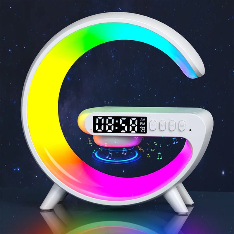 G-Unit - Multifunction Wireless Charger Pad Stand Speaker TF RGB Night Light Fast Charging Station for Iphone Samsung Xiaomi Huawei - The Toy Base