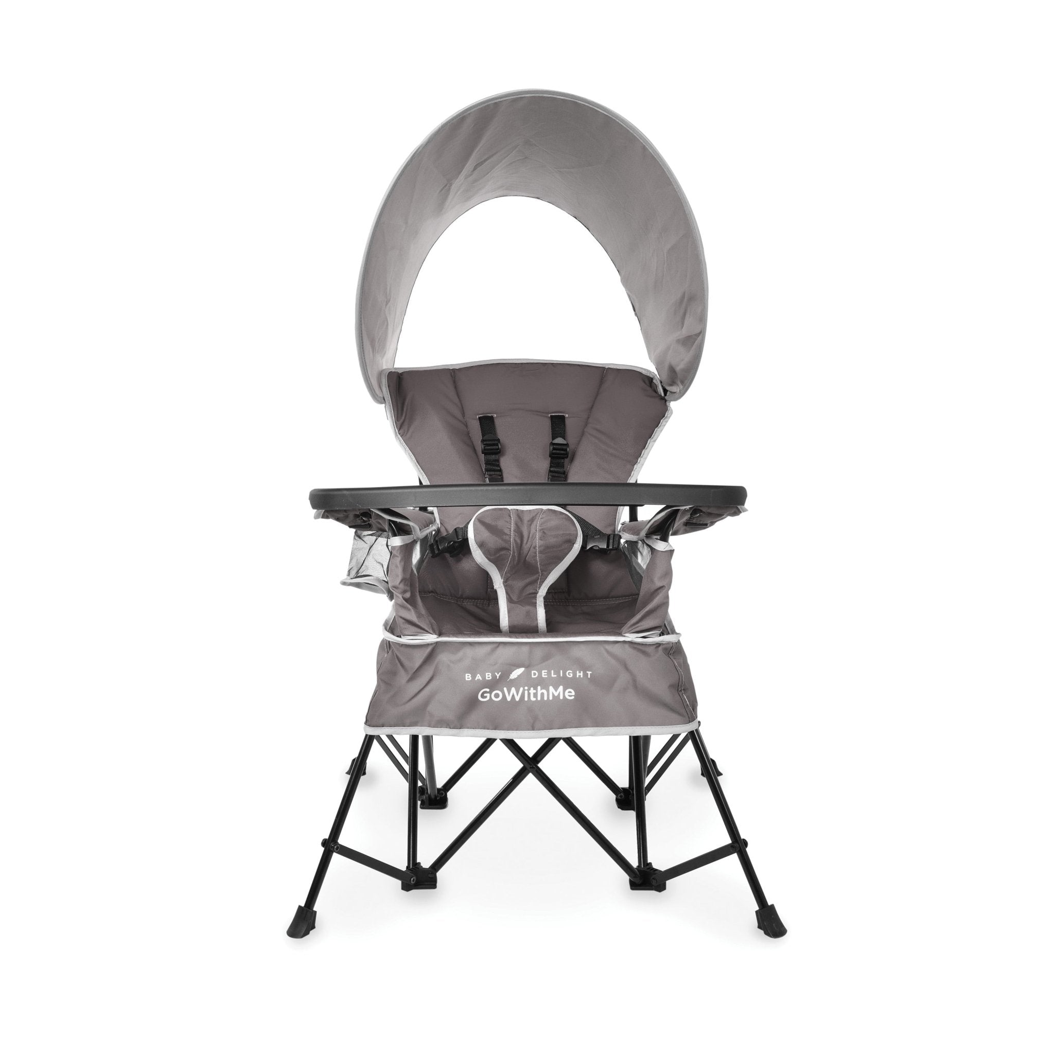 Go with Me Jubilee Deluxe Portable Infant Chair, Removable Canopy, Gray - I Love 💕