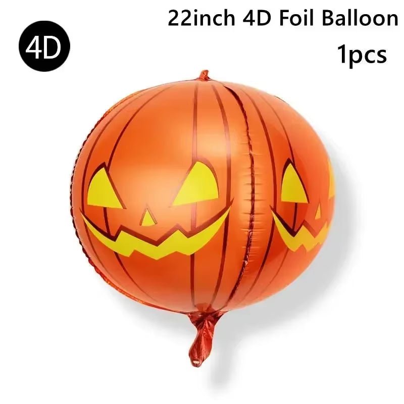 Halloween Ghost Balloons – Spooky Party Decorations Featuring Spider, Witch, Bat, Pumpkin, & Skeleton Designs - Toybase