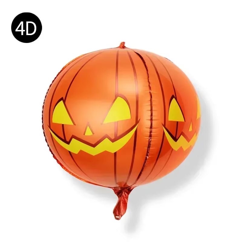 Halloween Ghost Balloons – Spooky Party Decorations Featuring Spider, Witch, Bat, Pumpkin, & Skeleton Designs - Toybase