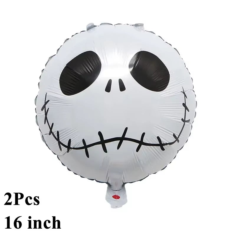 Halloween Ghost Balloons – Spooky Party Decorations Featuring Spider, Witch, Bat, Pumpkin, & Skeleton Designs - Toybase