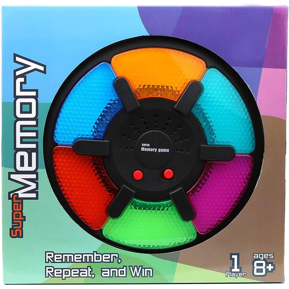 Handheld Memory Game - Light up and Sound Sequencing Fun for Kids - The Toy Base