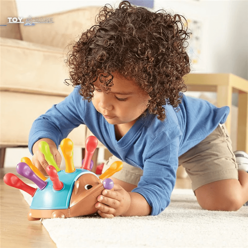 Hedgehog Montessori Biomimetic Toys Baby Concentration Training Puzzle Toys Fine Motor Sensory Spelling Toys for Kids Gift - I Love 💕