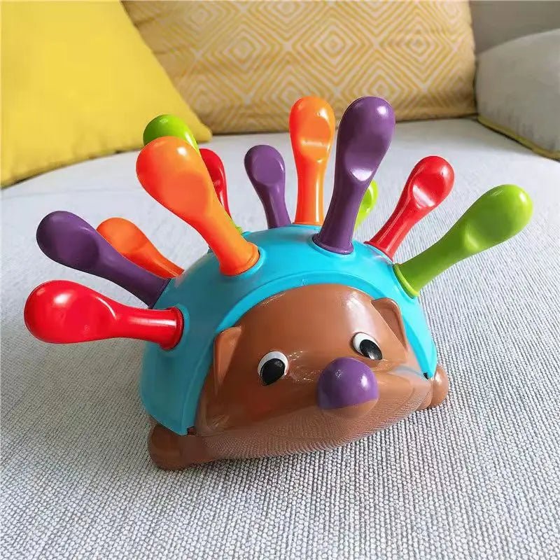 Hedgehog Montessori Biomimetic Toys Baby Concentration Training Puzzle Toys Fine Motor Sensory Spelling Toys for Kids Gift - I Love 💕