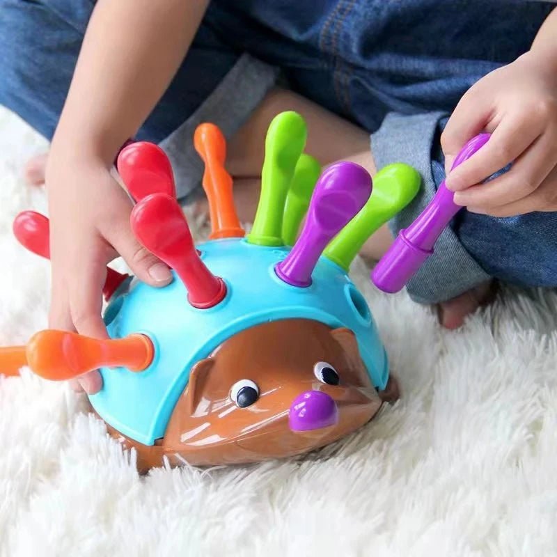 Hedgehog Montessori Biomimetic Toys Baby Concentration Training Puzzle Toys Fine Motor Sensory Spelling Toys for Kids Gift - I Love 💕