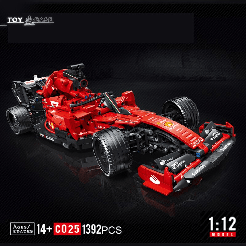 High - Tech Building Blocks - F1 Formula - 1 Remote Control Super Racing Car Moc - Creative Expert 1089Pcs - I Love 💕