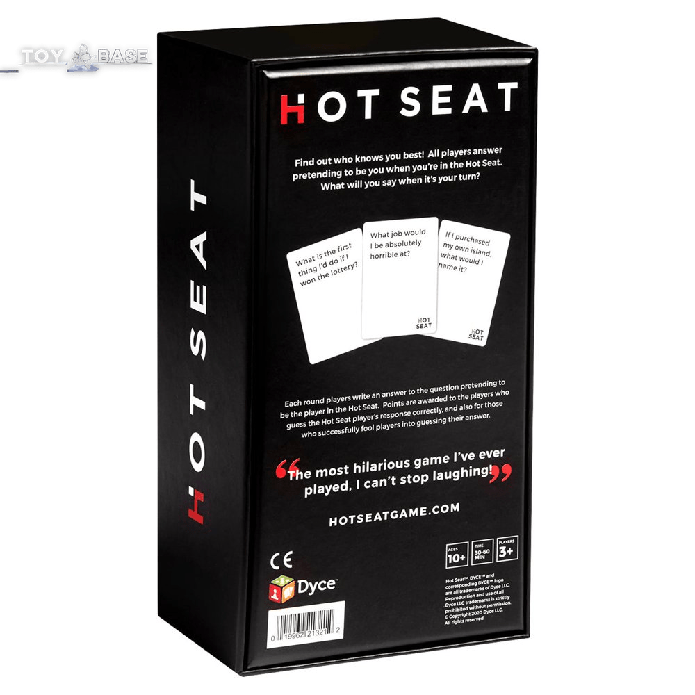 HOT SEAT: the Party Game That'S All about You - The Toy Base