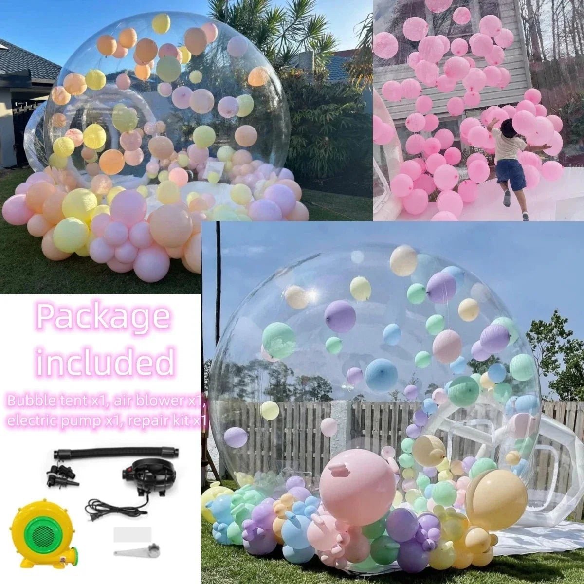 Inflatable Bubble House - The Toy Base