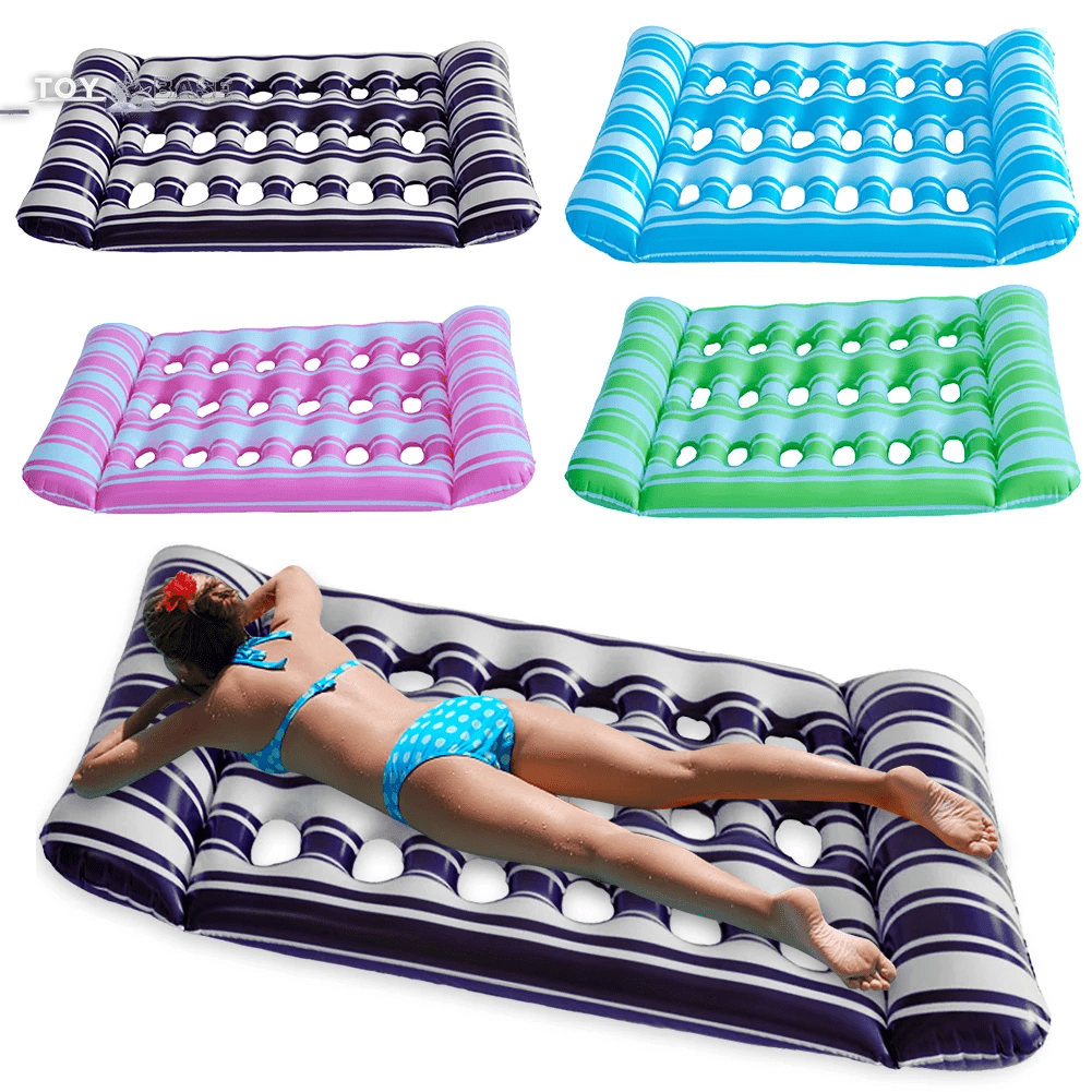 Inflatable Lounger Air Mat - Pool Party Lounge Bed - Toybase