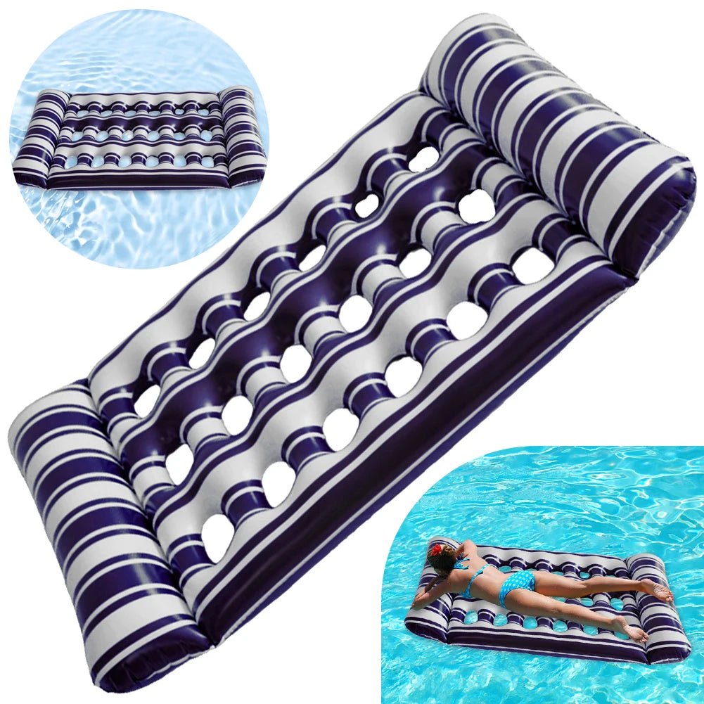 Inflatable Lounger Air Mat - Pool Party Lounge Bed - Toybase