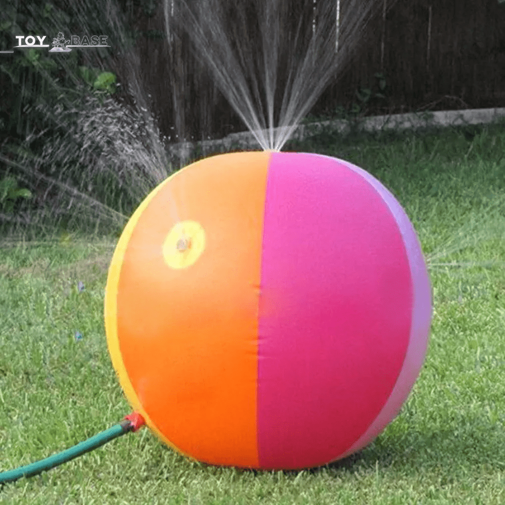 Inflatable Water Polo - 75CM Inflatable Water Spray - Ball Sprinkler Splash Kids Lawn Swim Garden Toys - Toybase