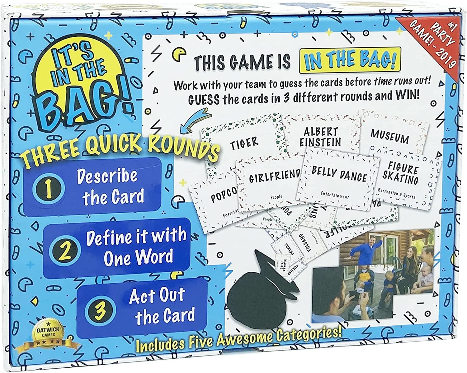 It’S in the Bag - Ultimate Family Game for Game Night, 3 Rounds of Wild Easy Fun! Best Board, Party, and Viral Games for Adults, Groups, and Kids - Toybase