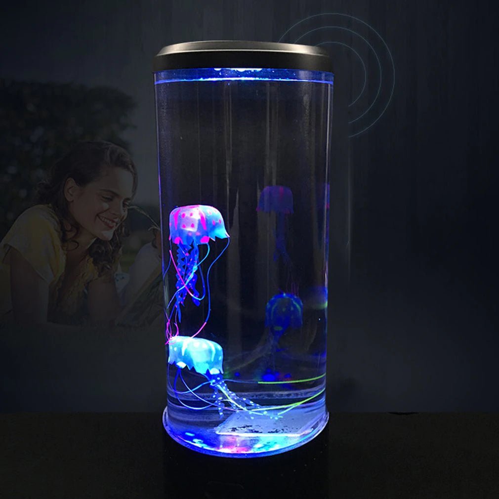 Jellyfish Lamp - Color Changing - Remote Control Aquarium Tank - LED Night Light - I Love 💕