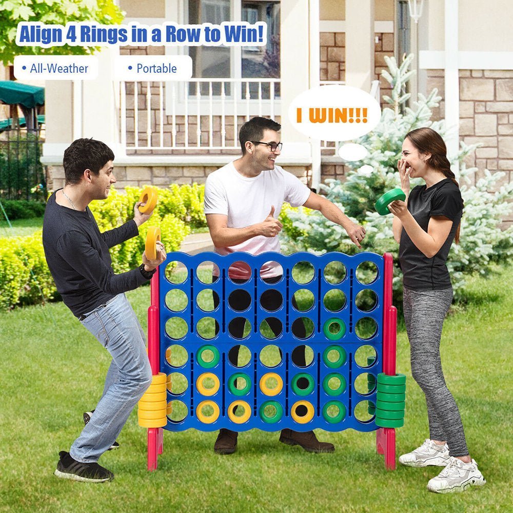 Jumbo Connect 4 - Game Set for Family Red - The Toy Base