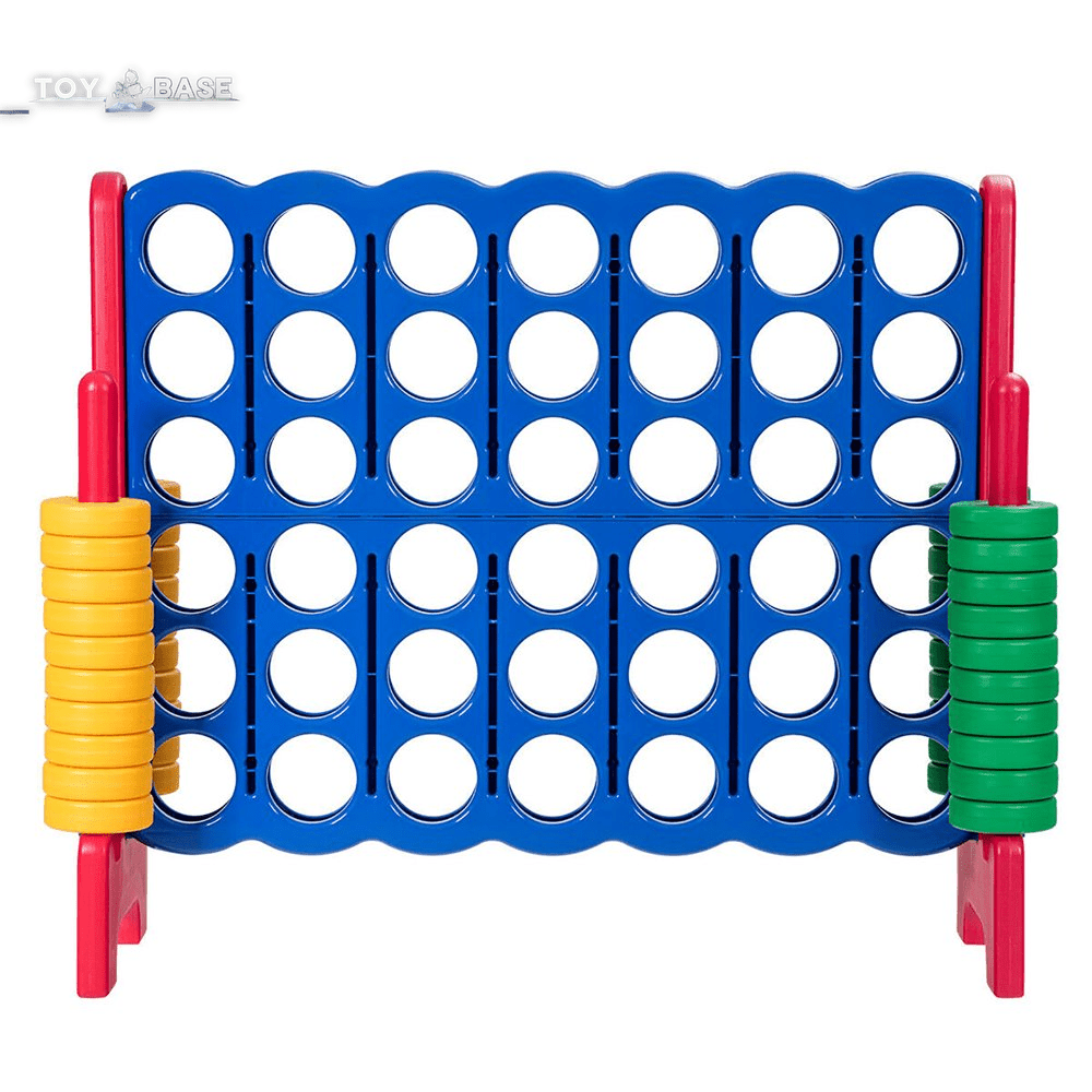 Jumbo Connect 4 - Game Set for Family Red - The Toy Base