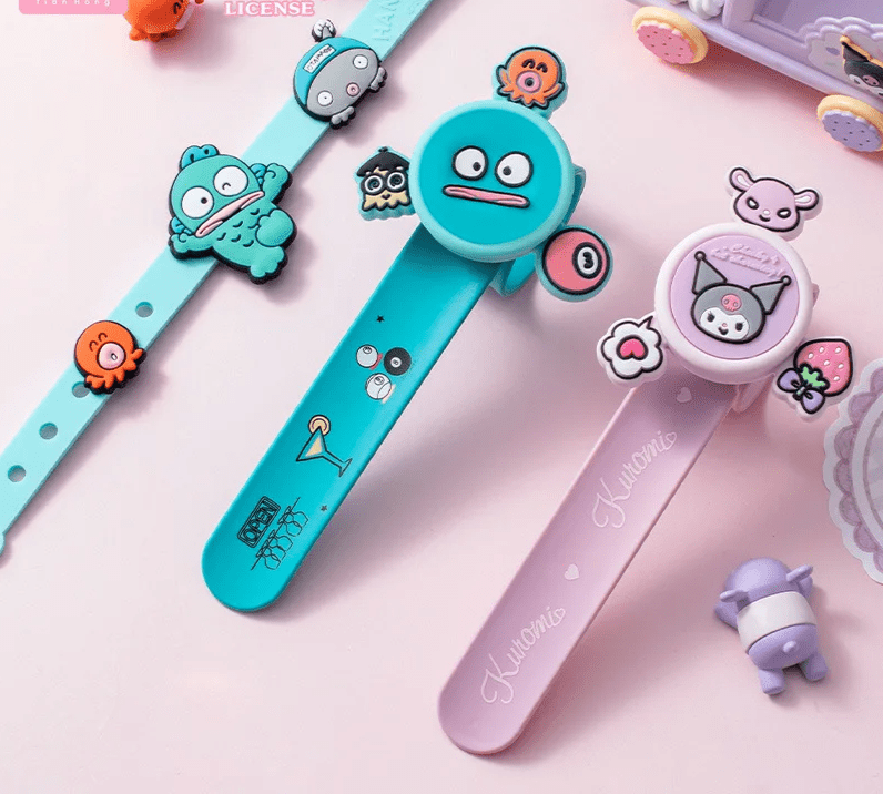 Kuromi Sanrio Kawaii Silicone Anti - Mosquito Bracelet - I Love 💕