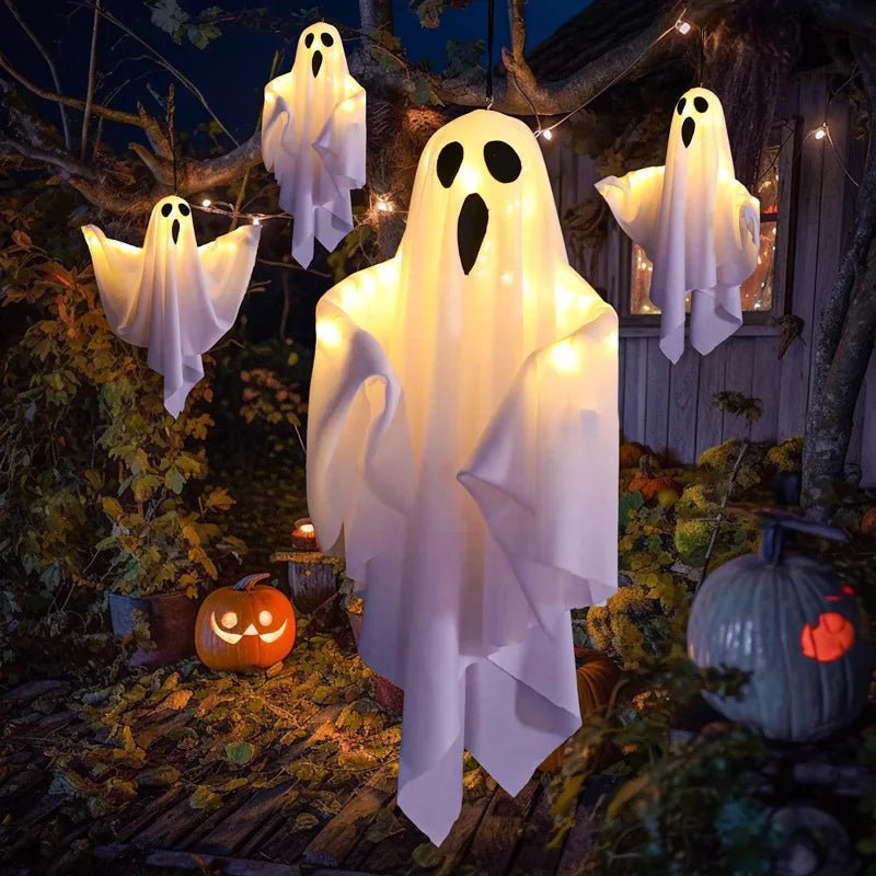 LED Glow Ghost – Spooky Halloween Decoration for Home, Indoor, and Outdoor Use - Toybase