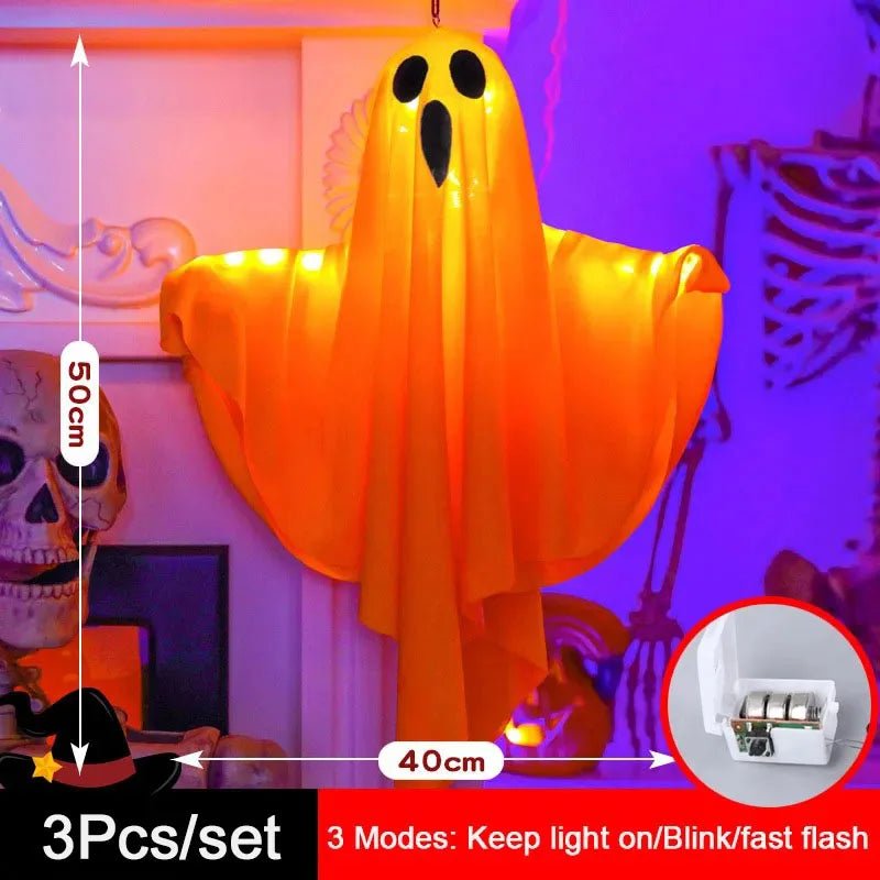 LED Glow Ghost – Spooky Halloween Decoration for Home, Indoor, and Outdoor Use - Toybase