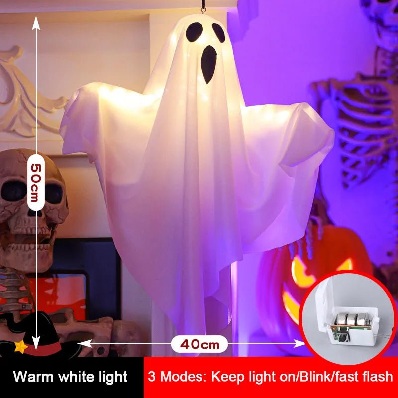 LED Glow Ghost – Spooky Halloween Decoration for Home, Indoor, and Outdoor Use - Toybase