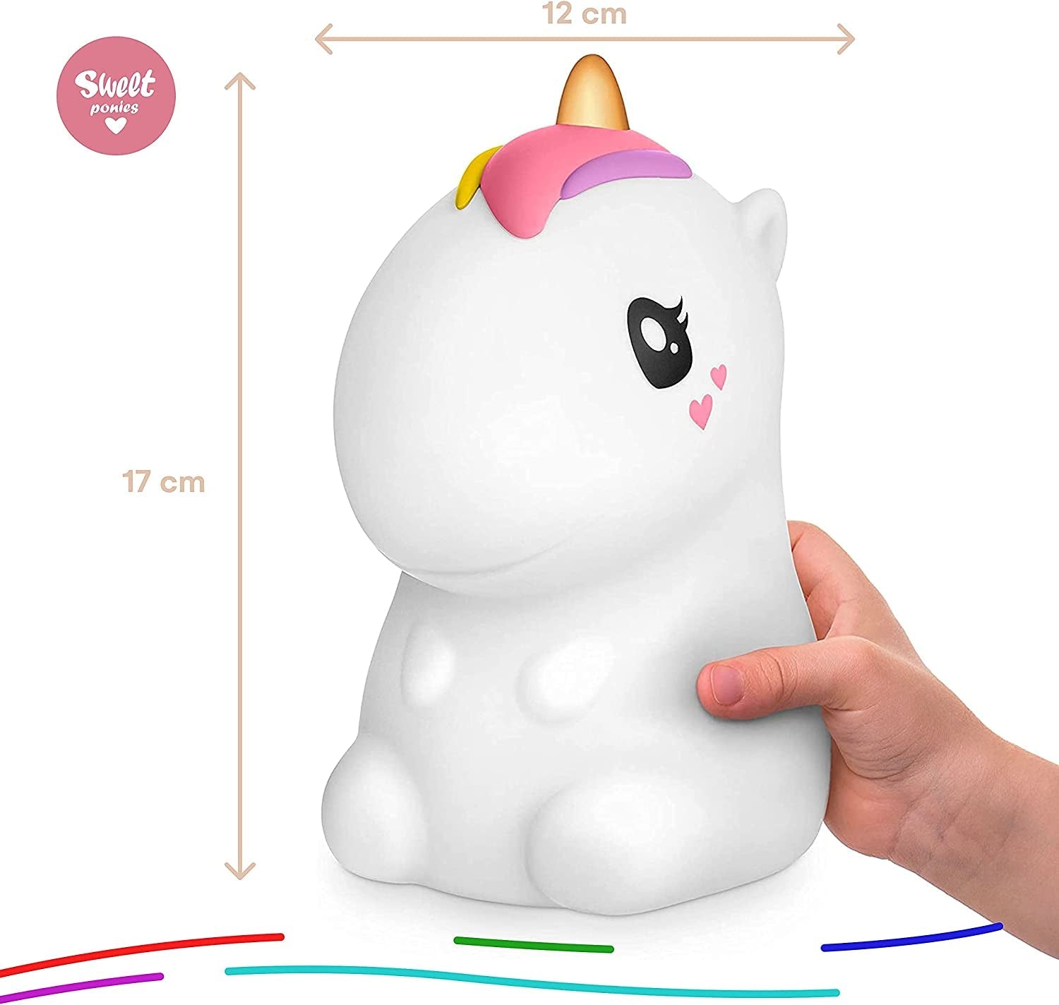 LED Remote Controlled Unicorn Night Light - The Toy Base