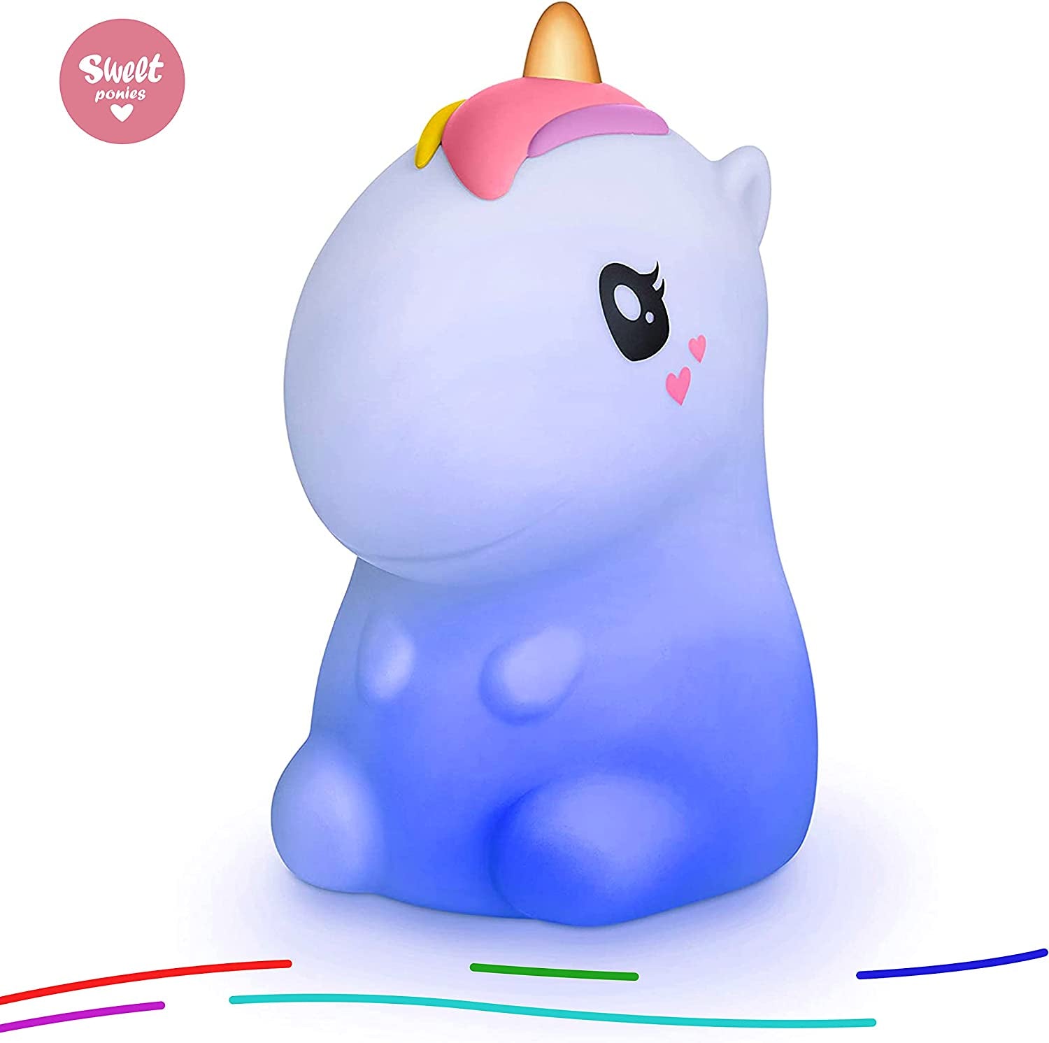 LED Remote Controlled Unicorn Night Light - The Toy Base