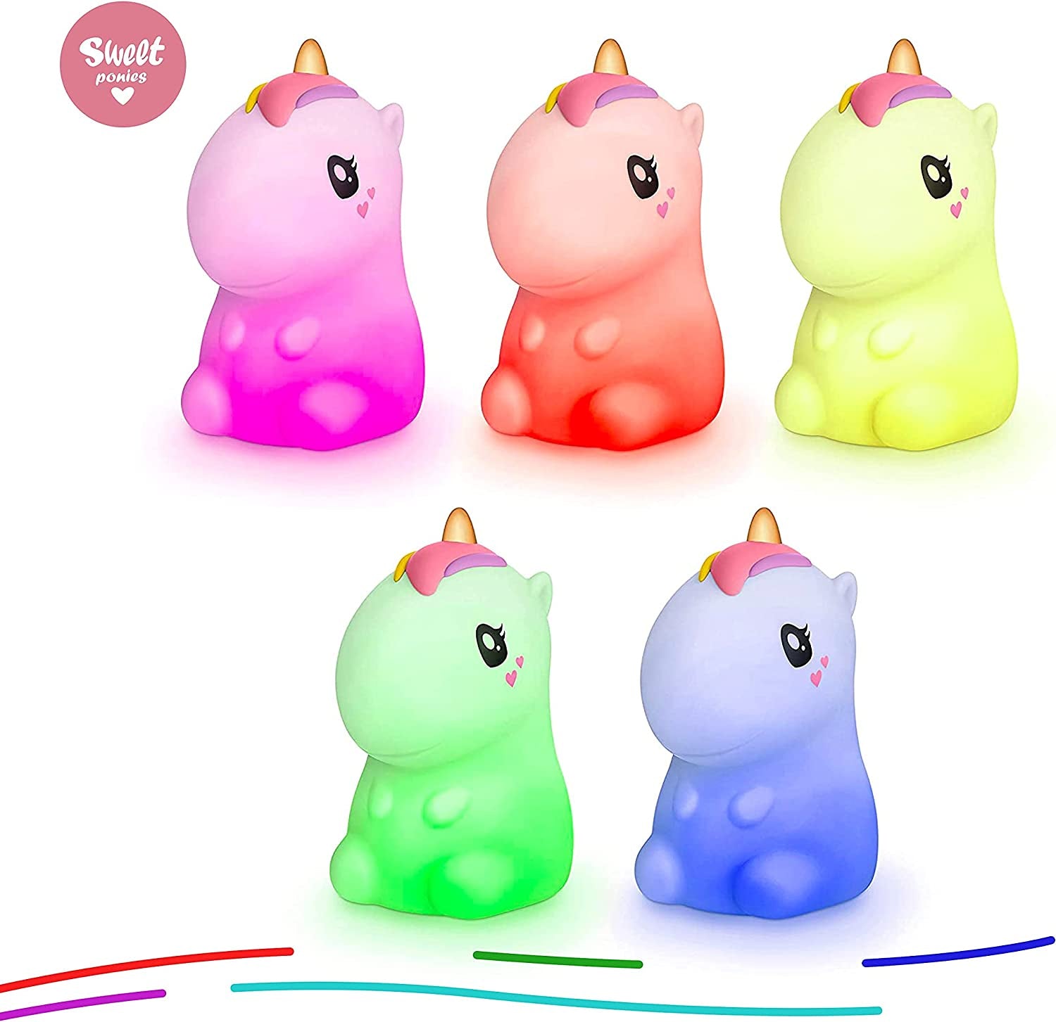 LED Remote Controlled Unicorn Night Light - The Toy Base