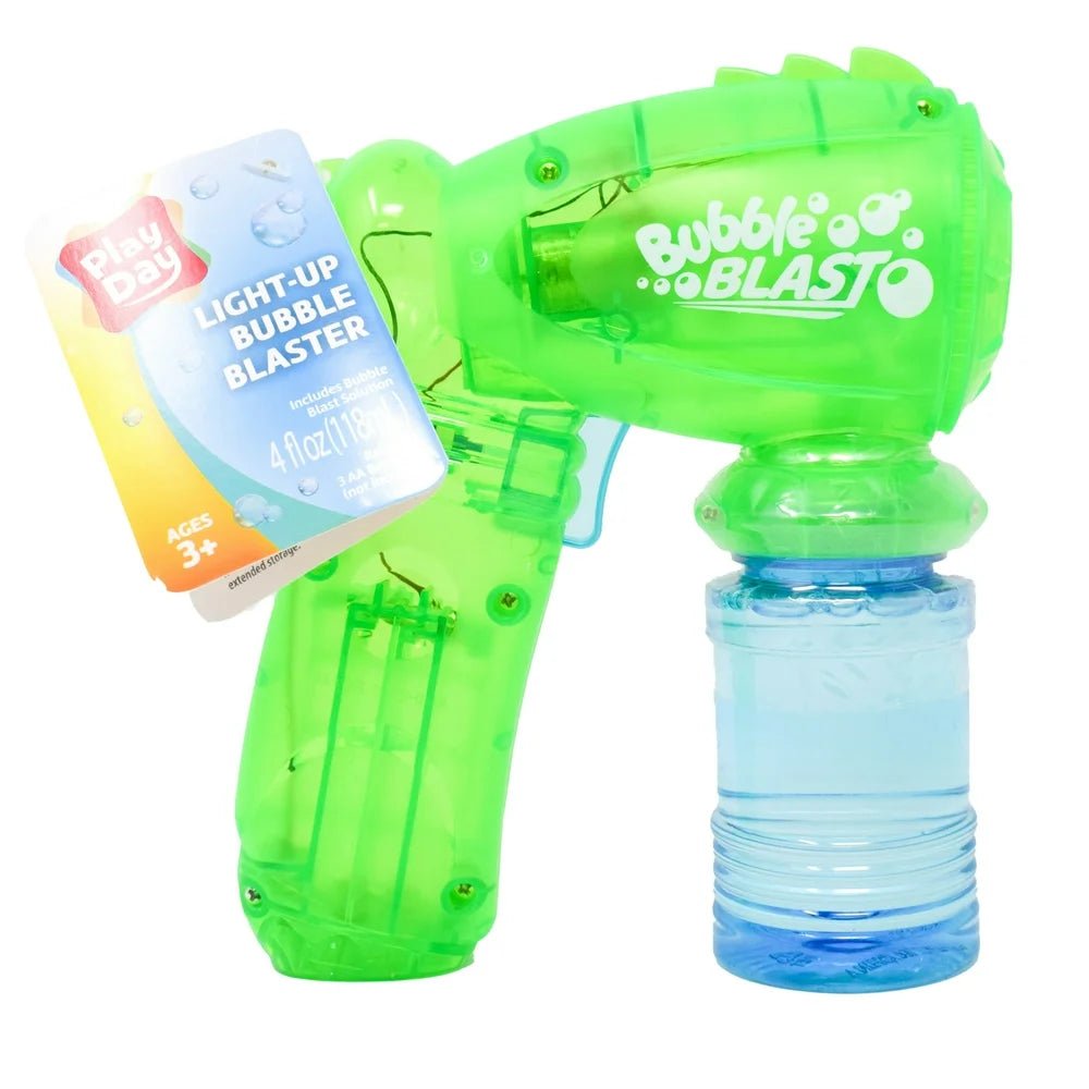 Light up Bubble Blaster (Green, Children Ages 3+) - The Toy Base