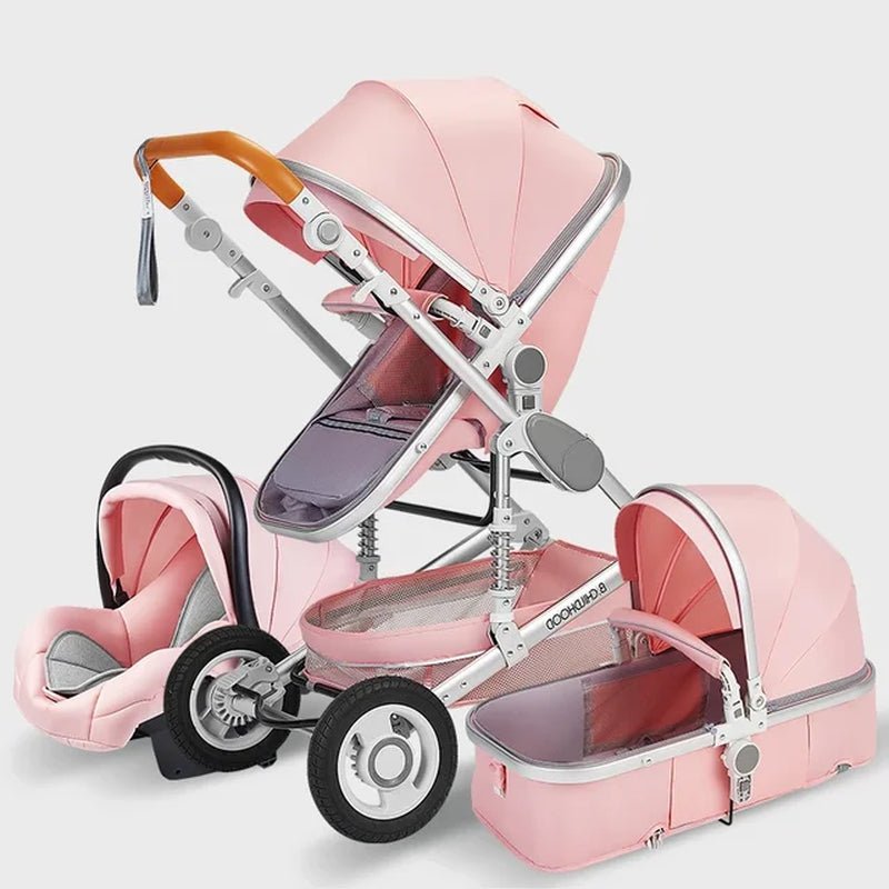 Luxury High Landscape Stroller (3 in 1) - The Toy Base