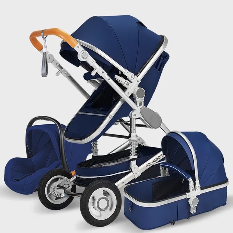 Luxury High Landscape Stroller (3 in 1) - The Toy Base