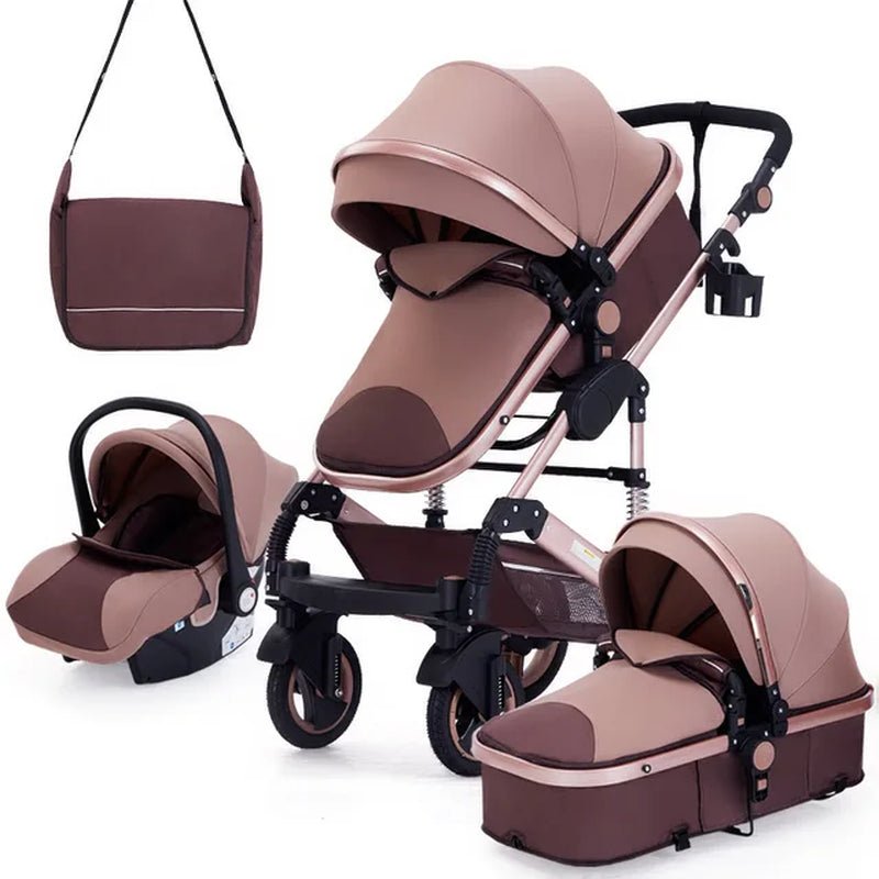 Luxury High Landscape Stroller (3 in 1) - The Toy Base