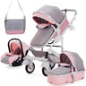 Luxury High Landscape Stroller (3 in 1) - The Toy Base